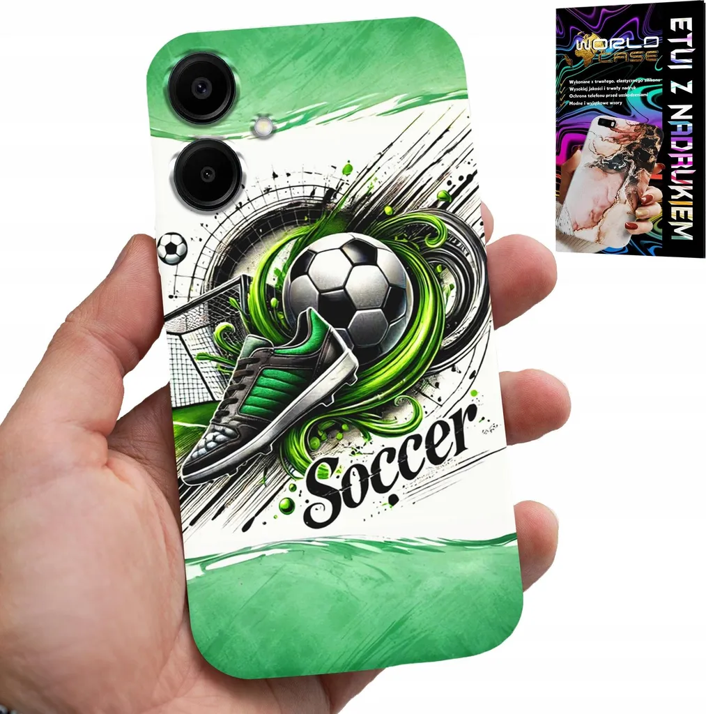Samsung A06 5G Cover Calcio + Vetro: Protezione Totale Subito!
