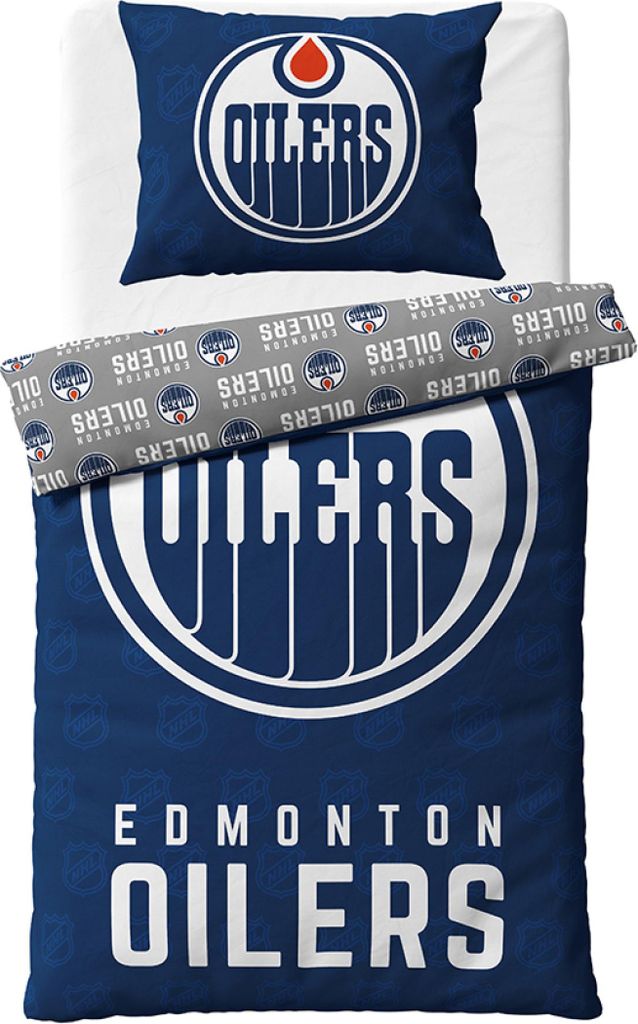 Hockey Leinen NHL Edmonton Oilers Schilder Größe: 140x200 + 70x90 cm