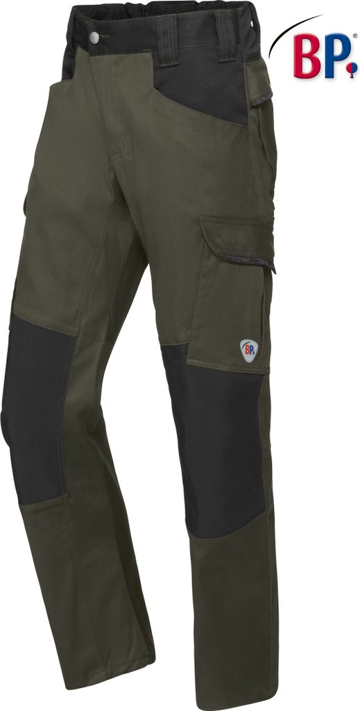 BP Arbeitshose für Herren - oliv/schwarz - 60n