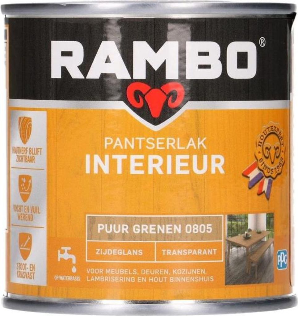 Innenausbau-Panzerungslack zg 805 0,25l Rambo