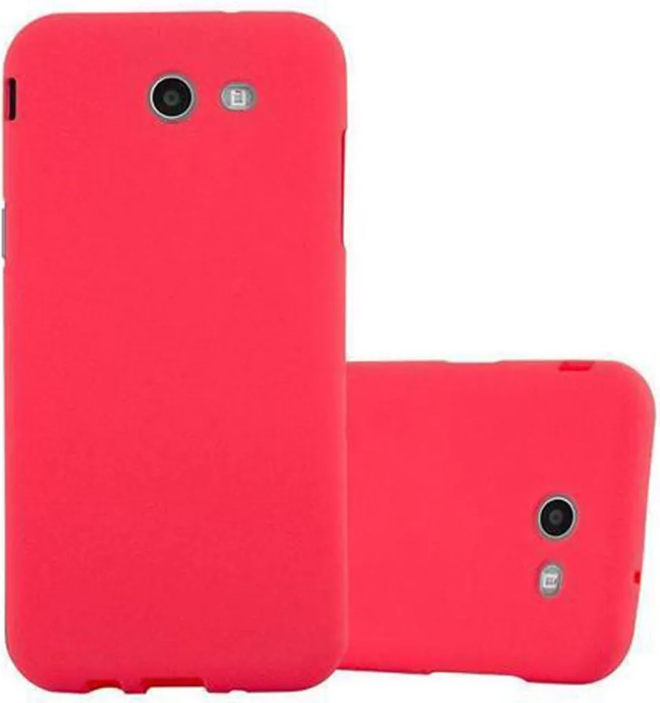 Offerta Custodia Cadorabo Samsung Galaxy J7 2017 USA Rosso TPU