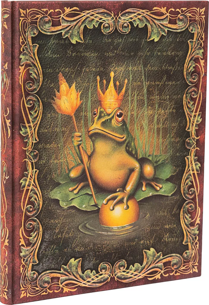 Carnet Paperblanks Roi Grenouille : Écriture Fluide sans Encre qui Bave