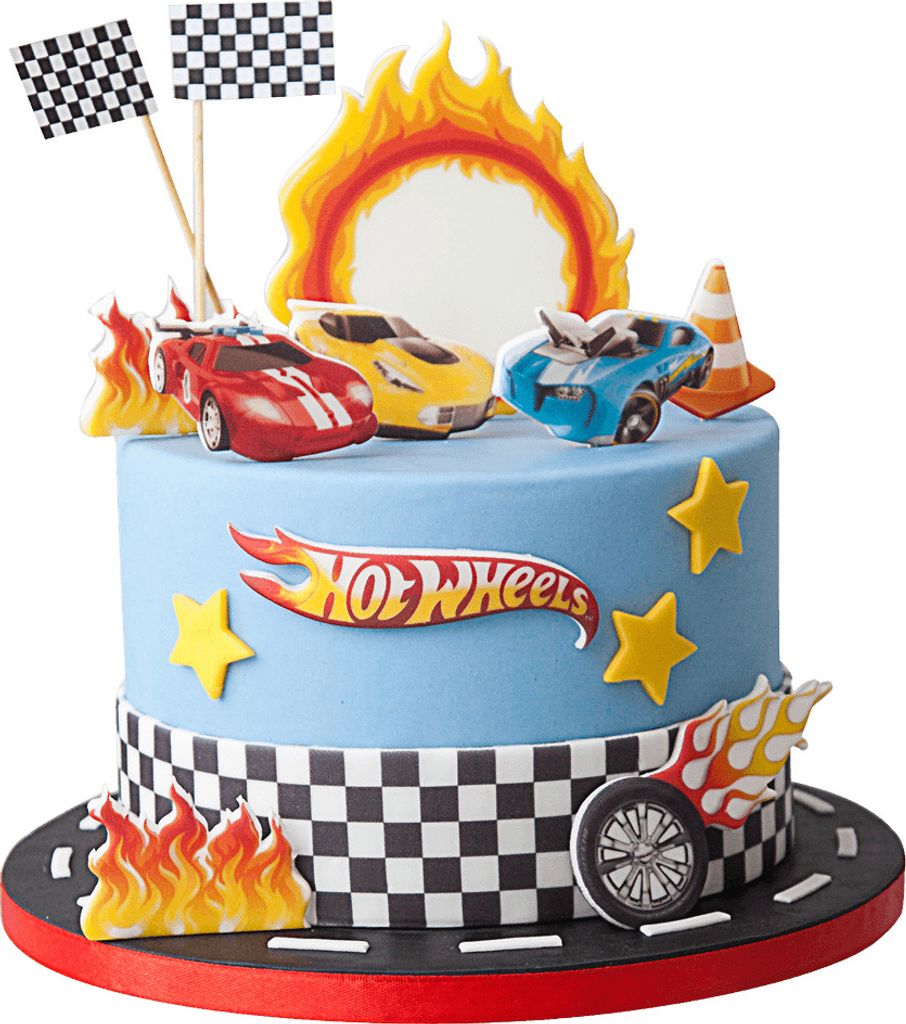 Sweetfanaberia | Zestaw dekoracji do ciast Hot Wheels - 14 Zdjęcie produktu 