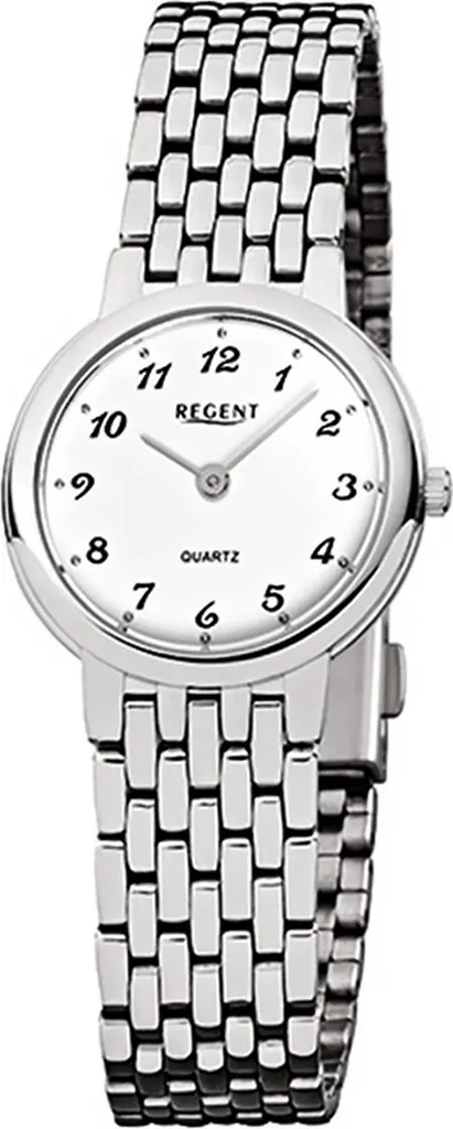 Montre Femme Regent F-909 Durable en Acier Argenté Anti-Rayures et Chic
