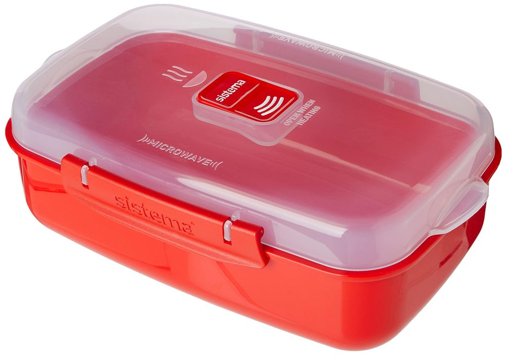 Sistema 1114, Schüssel, Rot, Transparent, 1250 ml, Produktbild 