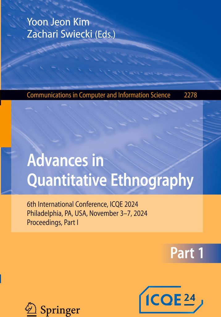 Advances in Quantitative Ethnography