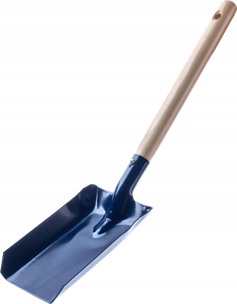 Ascheschaber - Metallspachtel - Robuste Ausführung - Für Kohleofen - Blau