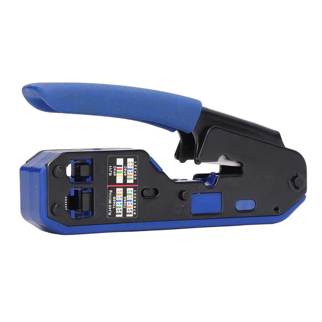 RJ45 Crimpzangensatz,Netzwerkkabelzange,Ethernet Crimpzange,Cat5 Cat6 Crimpzange,Pass Through Crimper,Ethernet Jack Crimper