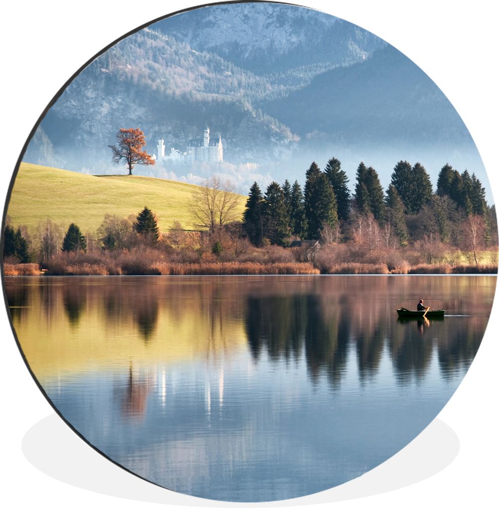 MuchoWow - Wand Kreis - Wandbild - Schlafzimmer - Aluminium Bild - Kinderzimmer - Wohnzimmer Dekoration - Wandschmuck