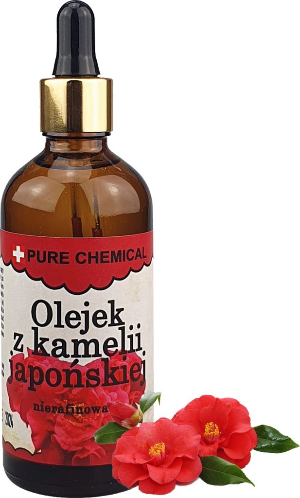 PURE CHEMICAL | Tsubaki-Öl | japanischer Kamelie | unraffiniert | kaltgepresst | 100 ml