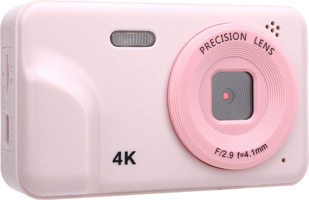 1080P 48MP Digitalkamera Autofokus mit 5-fachem Zoom 2,0-Zoll-Display für Reisefotografie Pink