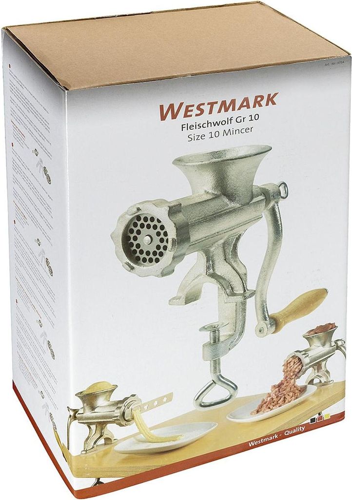 WESTMARK tritacarne taglia 10 in acciaio fuso Immagine del prodotto 
