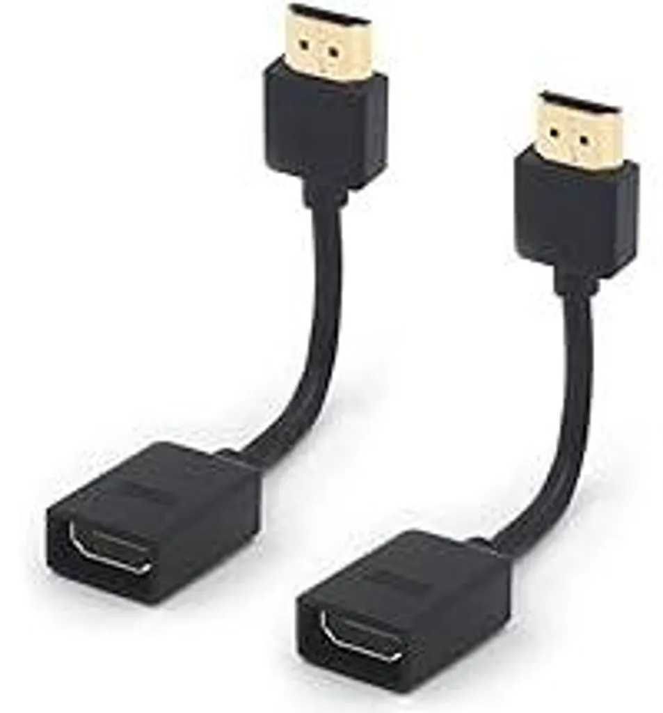 VCE Cavo Prolunga HDMI Corto 14cm | Soluzione Salva-Porta per TV Stick
