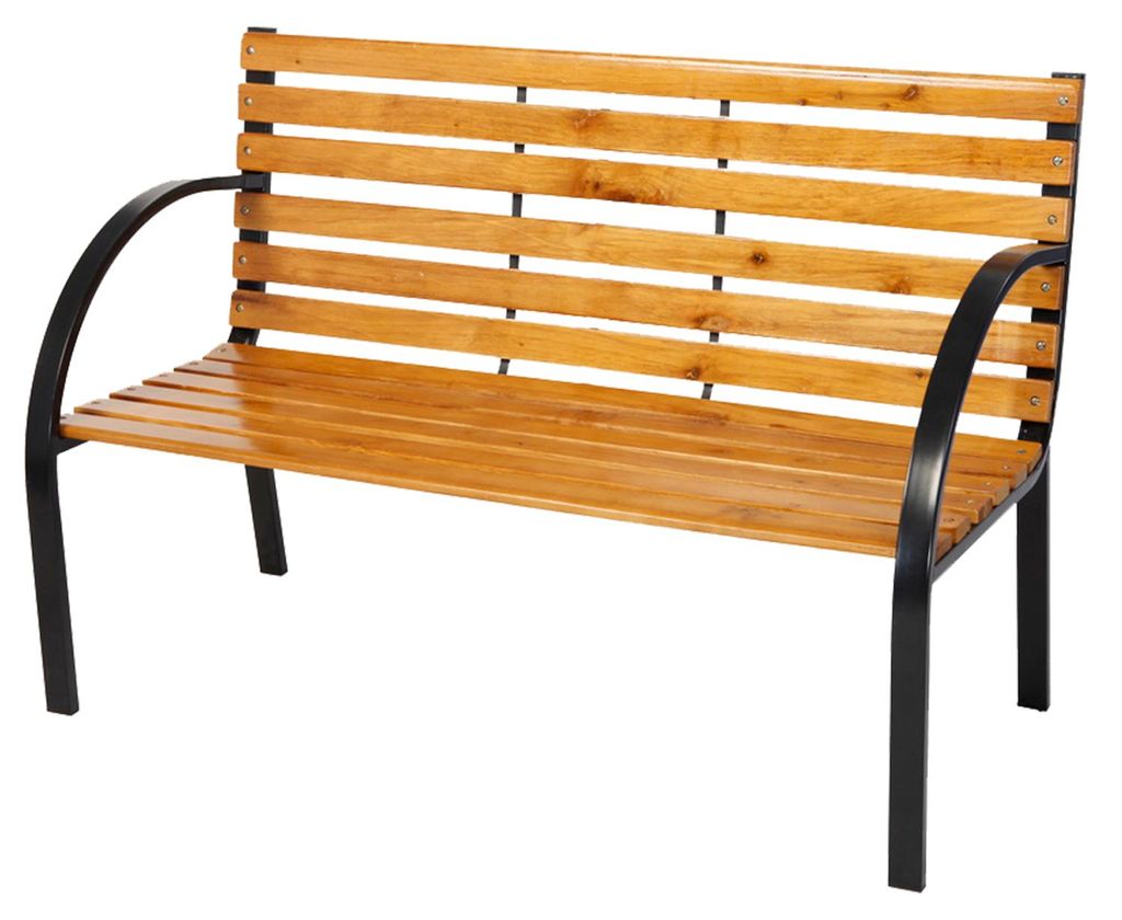 Holz-Metall Bank Liam natur hell