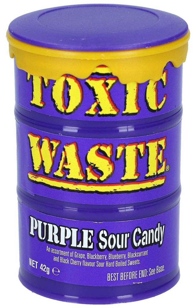 Toxic Waste Purple Sour Candy 42g Produktbild 