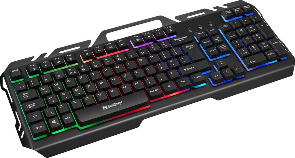 Sandberg 640-25, Kabel, USB, Membránový spínač, AZERTY, RGB Obrázek produktu 