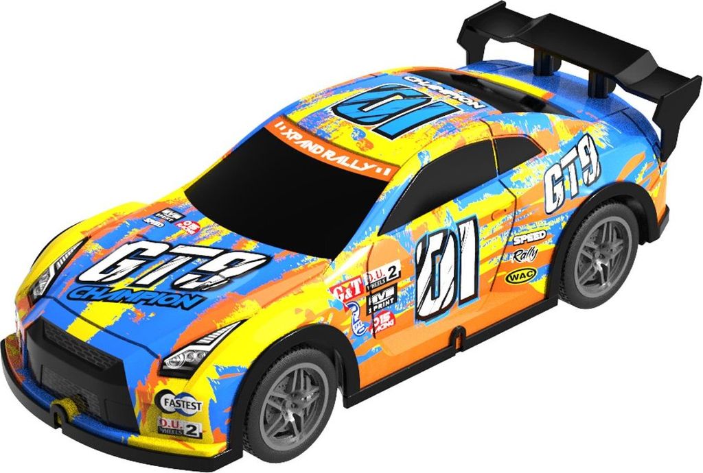 Jollity Works Ferngesteuertes RC Auto – 10 km/h, mit Lichtern & Fernbedienung