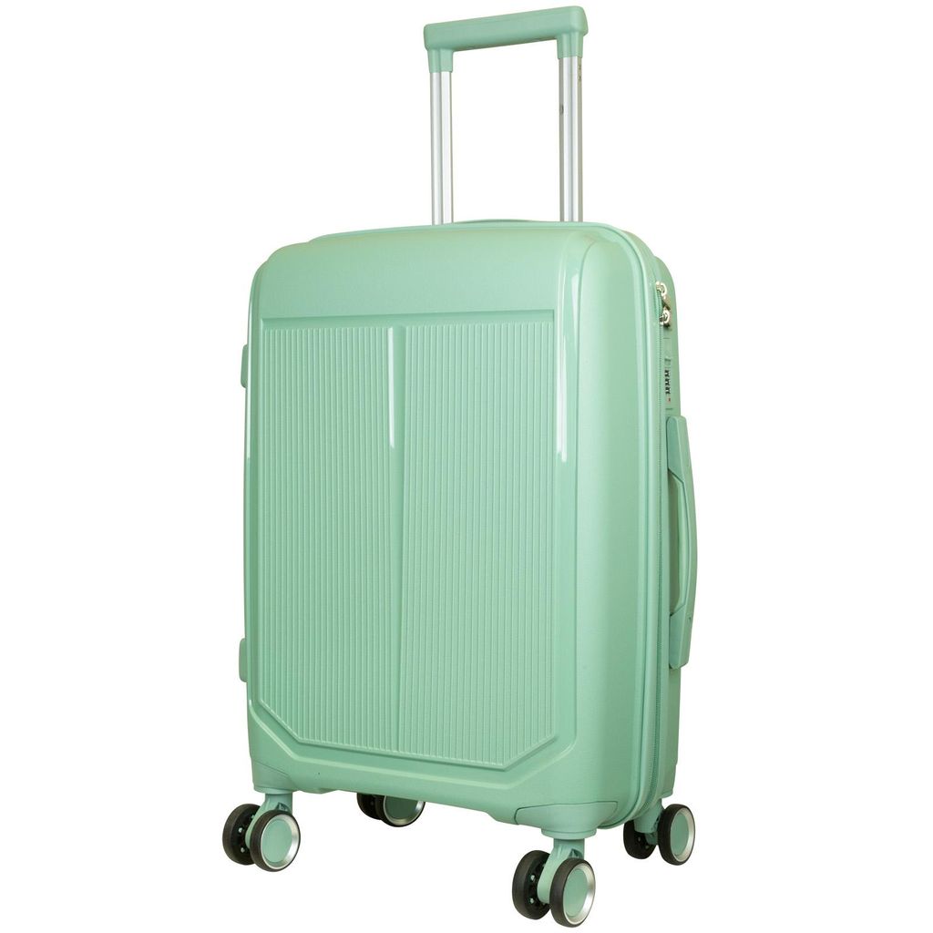 Kleiner Reisekoffer Antigua 38 L Hartschale Trolley Polypropylen grün
