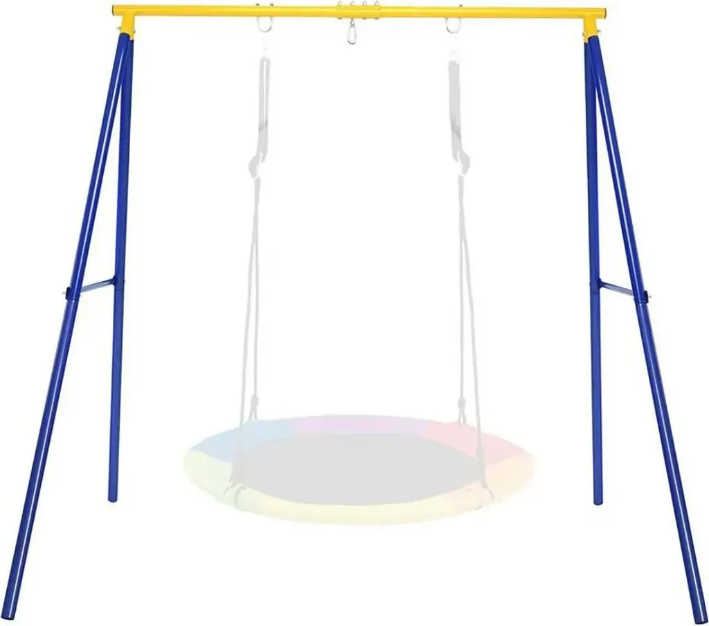Support Balançoire Extérieur 200kg - Cadre Acier Renforcé 196x185x180 cm