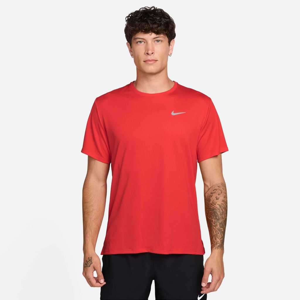 Nike M NK DF UV MILER SS LT CRIMSON/REFLECTIVE SILV LT CRIMSON/REFLECTIVE SILV L