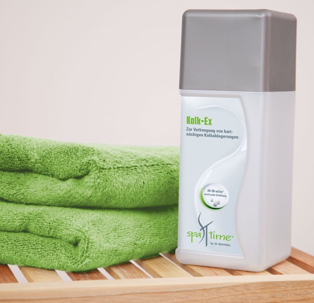 Kalk-Ex SpaTime 2218200 – Antical Para Jacuzzis Y Spas, 1 Litro, Previene La Acumulación De Cal
