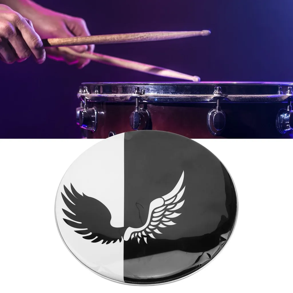 Peau de batterie 22 pouces en polyester pour grosse caisse de jazz - 13