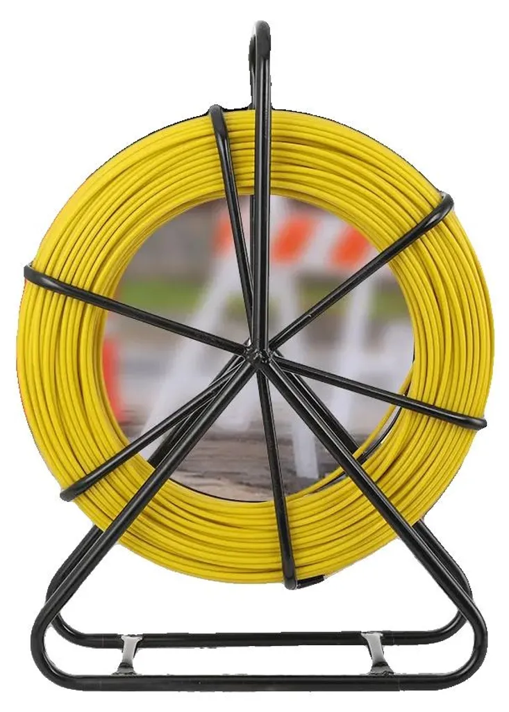 Tire-câble robuste 130m en fibre de verre et acier pour travaux intensifs