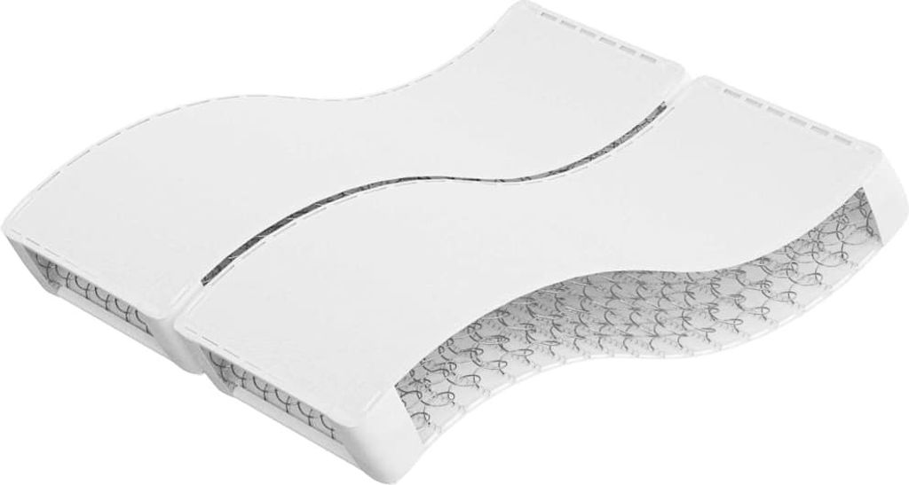 vidaXL Matratze Bonnell-Federkern Mittel 140x190 cm