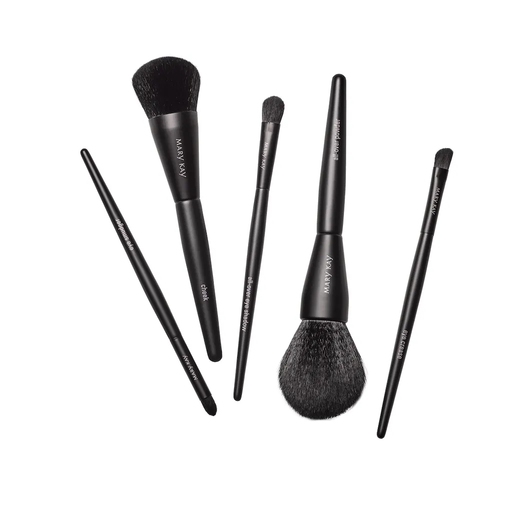 Finissez-en avec le Maquillage Imparfait : Set 5 Pinceaux Mary Kay et Sac