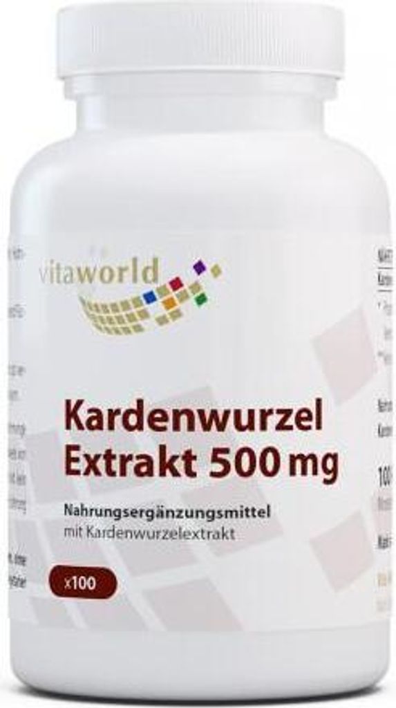 Kardenwurzel 500 mg Kapseln 100 St Produktbild 