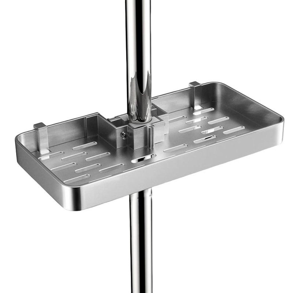 Duschablage, ohne Bohren, höhenverstellbar, Duschablage aus Produktbild 