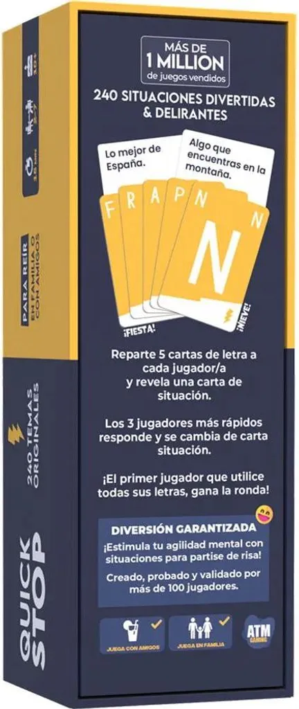 Jeu de société Asmodee Quick Stop : le jeu de cartes rapide et fun - 5