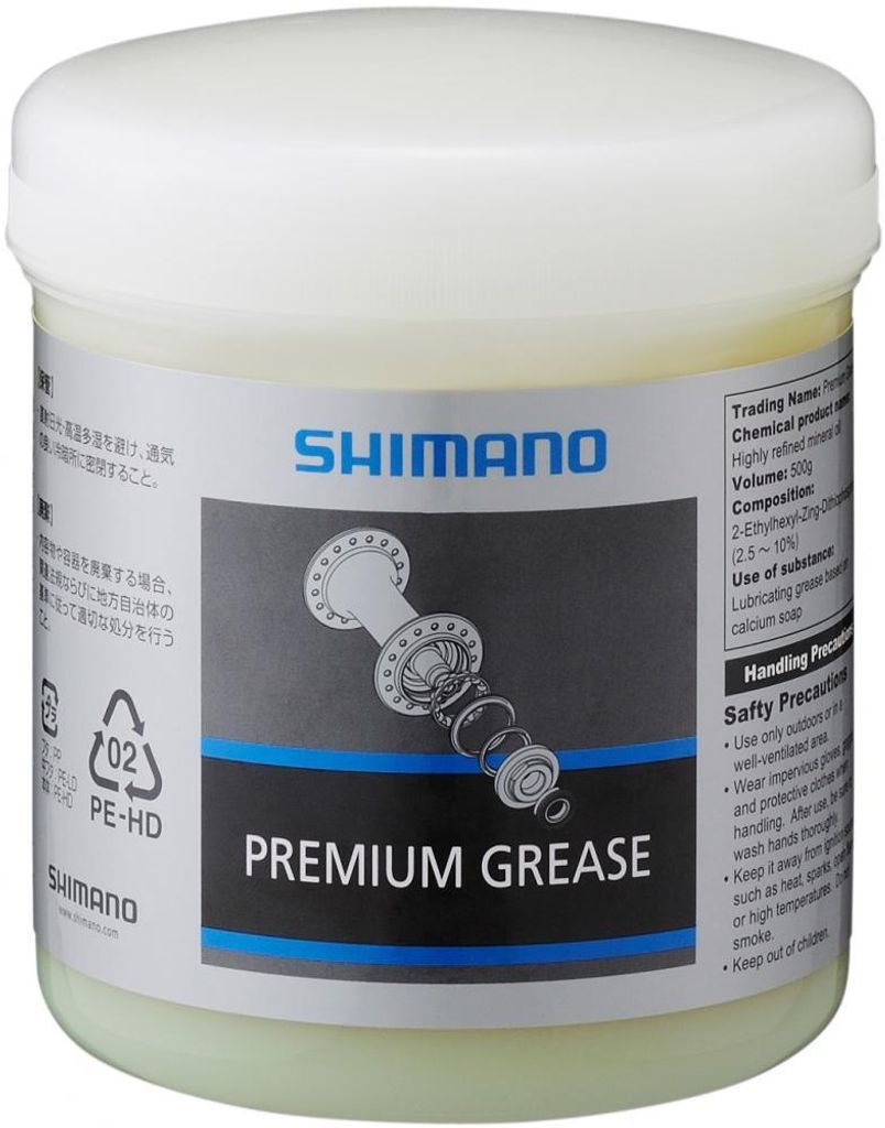 SHIMANO Premium Spezialfett 500 g Spezialfett - für Microspline Spacer und Fa...