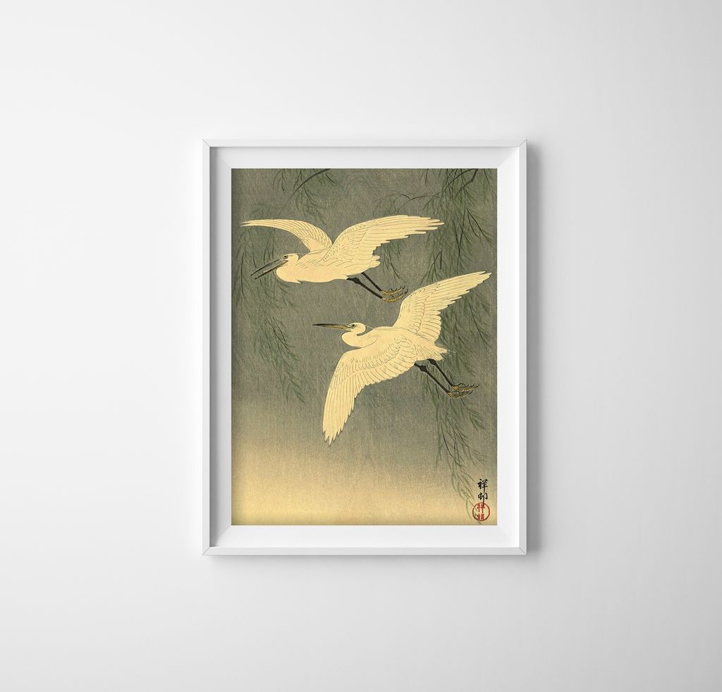 Poster - Canvas - Leinwand - 42 cm x 59,4 cm - Kräne