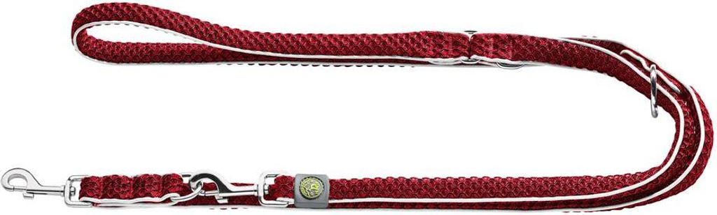 Hunter Verstellbare Führleine Hilo rot, Maße: 25 mm / 200 cm