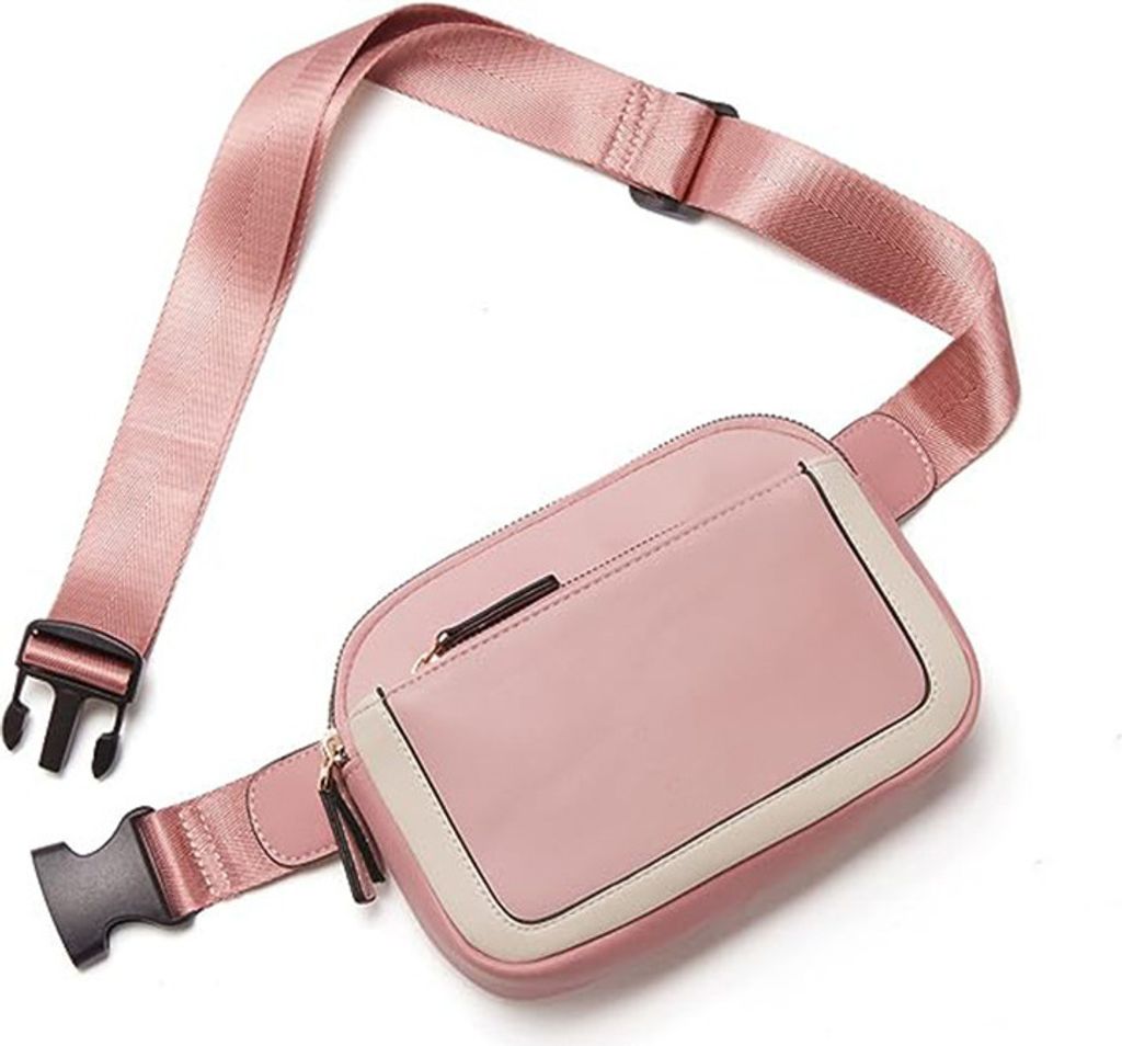 INF Stylische Gürteltasche B-602 - Verstellbar & Wasserdicht Rosa