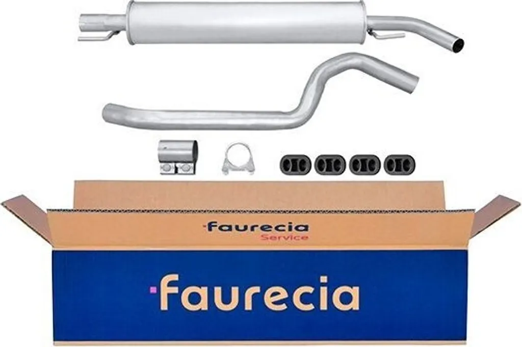 Pot d'échappement silencieux avant Zafira B et A - HELLA 8LB 366 021-181