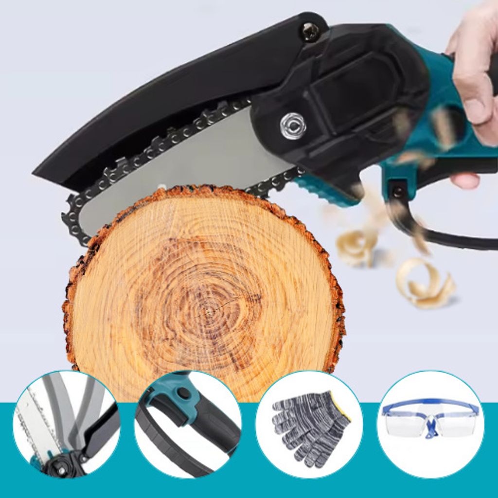 Hikey mini reťazová píla s batériou 6 palcov, batériová Obrázok produktu 3