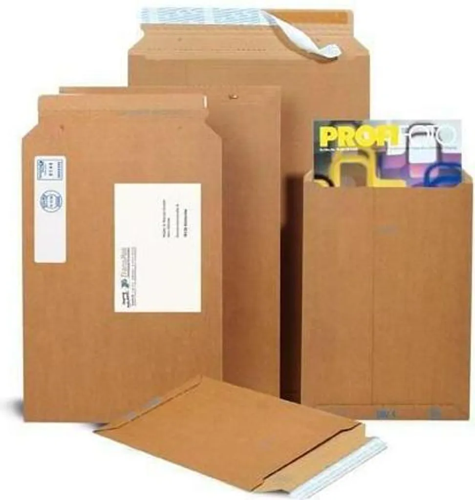 Pochette anti-pliage 370x540mm B3 carton ondulé pour envoi sécurisé SK