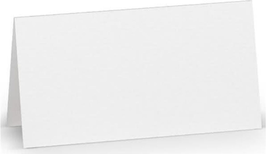Tischkarte Paperado 10x10cm weiß RÖSSLER 16403009 220g