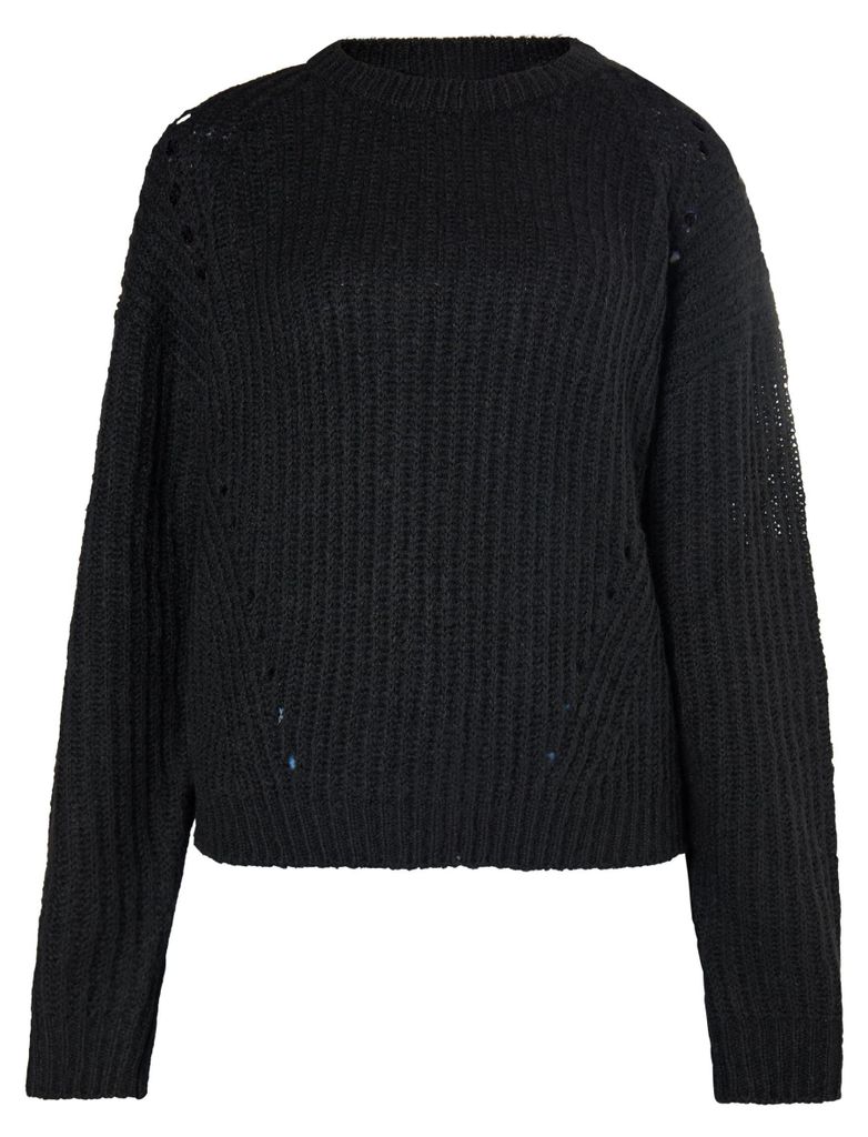 VINAJA damen strickpullover - schwarz, M