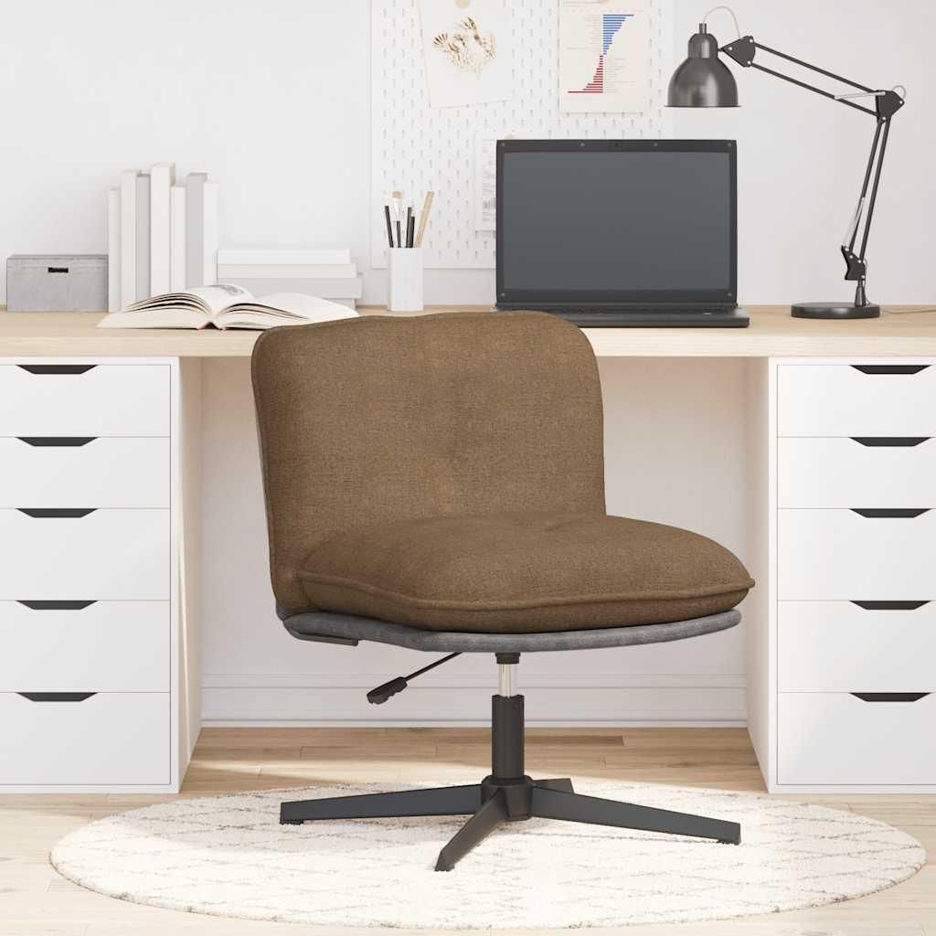 vidaXL Bürostuhl Drehbar Taupe Stoff