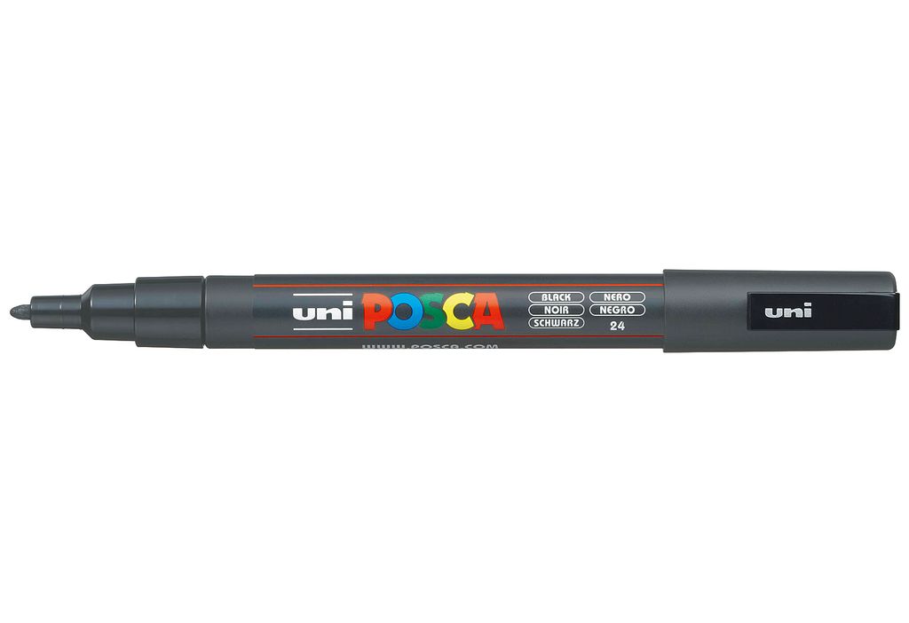 POSCA Marker UNI PC-3M schwarz Obrázok produktu 