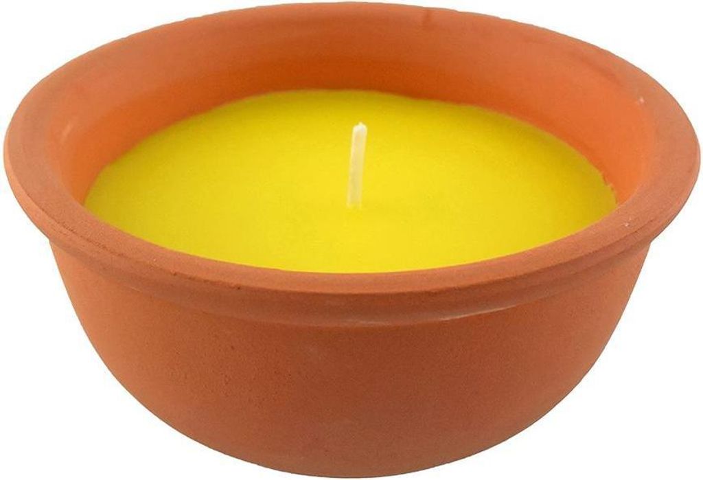 Kerze Citronella, Repellent, Terrakotta, 220 g, 60x150 mm Produktbild 