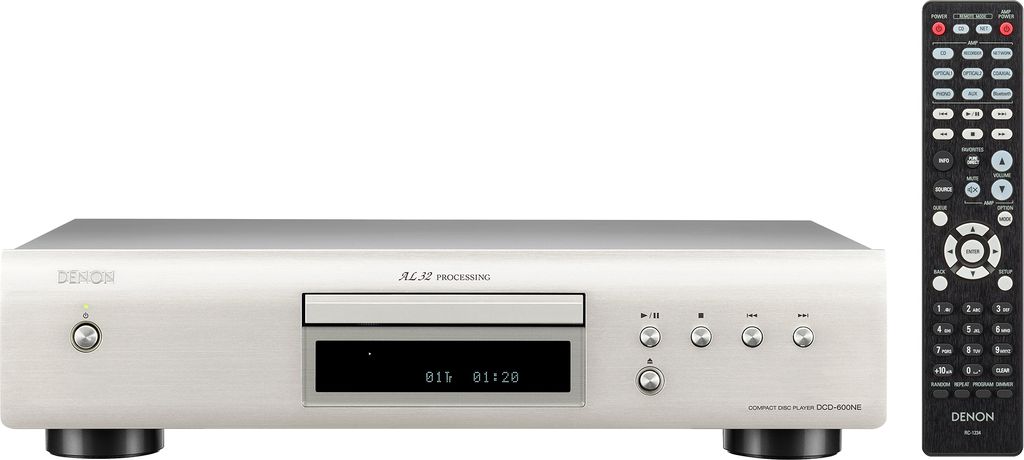 Denon DCD-600NE, 4 kg, Silber, HiFi-CD-Player Produktbild 