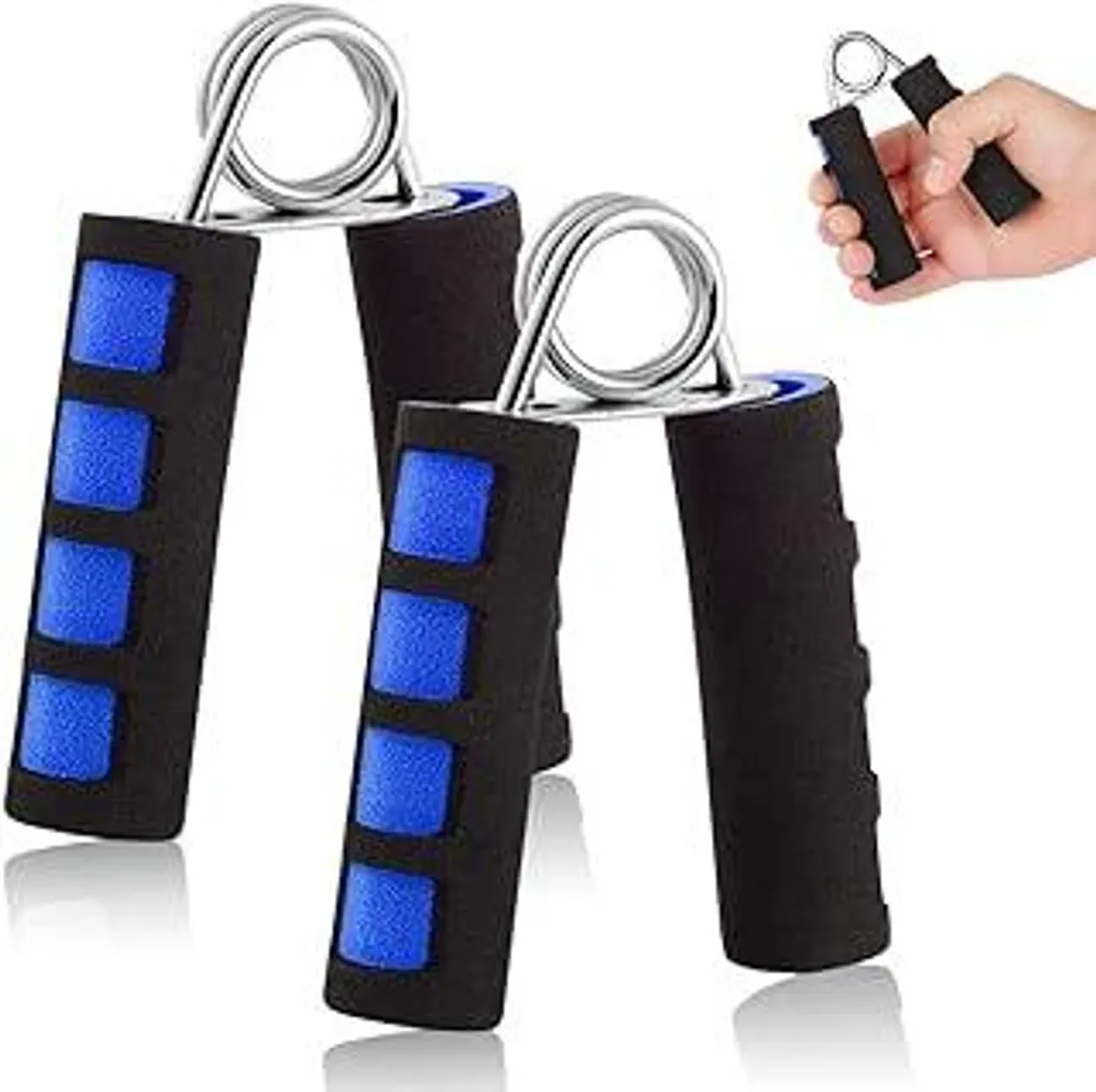 Grip Strength Trainer 2 Pezzi - Kit Allenamento Mani e Avambracci Blu - 1