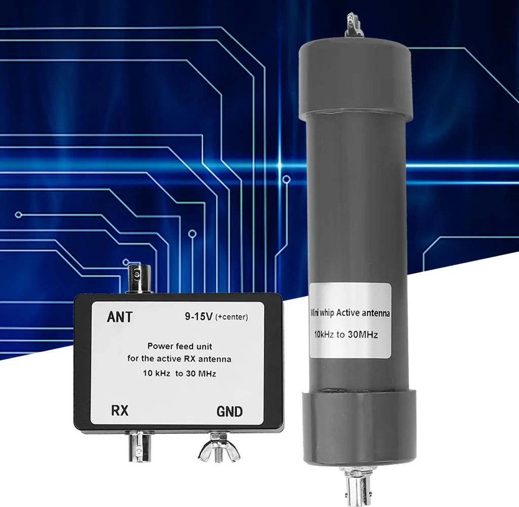 Mini Whip Antenne Active 30MHz Anti-Interférence avec Câble de Réception - 5