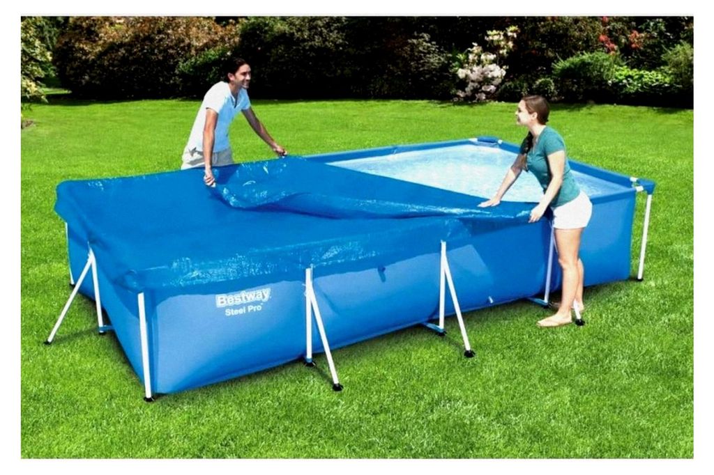 Power Steel Poolabdeckung 304 x 205 cm