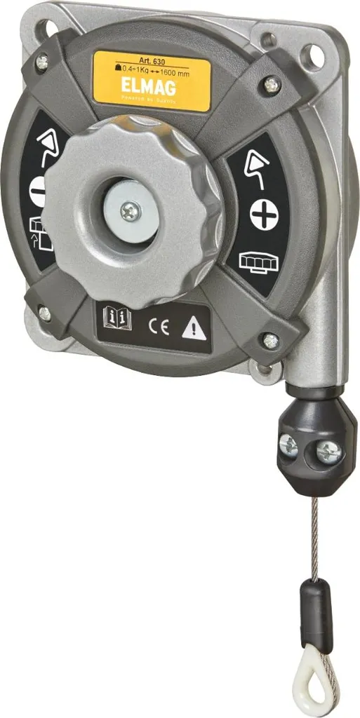 Équilibreur ressort EPS 630 Elmag 56692 avec câble acier de 1,6 mètre