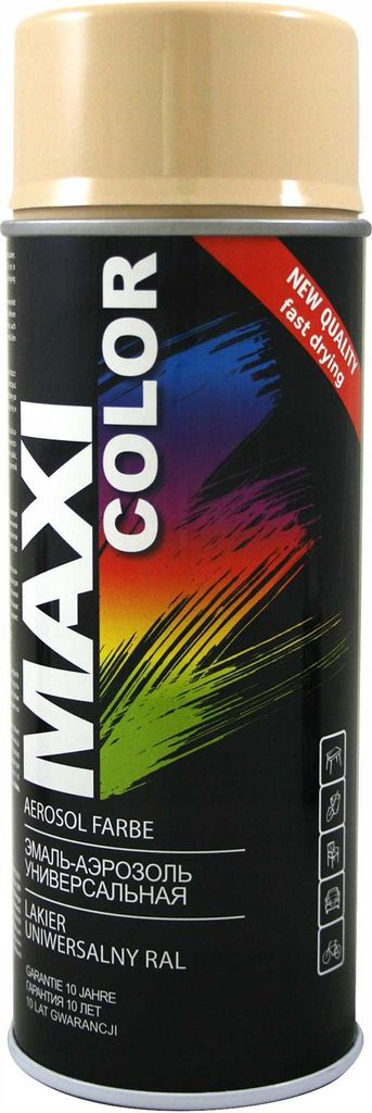 Beige Satin Nagellack Spray Maxi Color 400Ml Motip